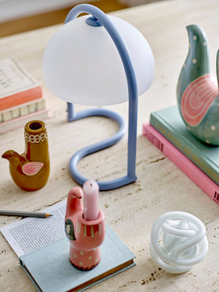 Bloomingville Trudy Keramik Lysestage - Rosa