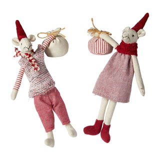 Noa & Nelli Julemus med sæk - H20cm