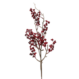 Kunstig Bærgren 66cm Rød
