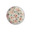 Håndmalet Keramik Tallerken - Pink Flowers