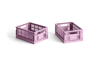 HAY Colour Crate Kasse 2 stk - Mini - Mange Farver