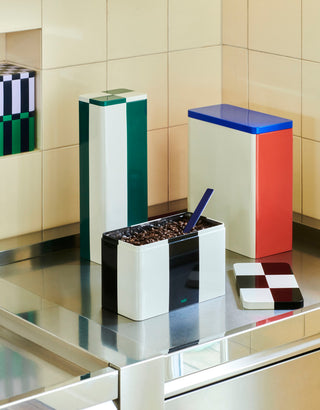 HAY Tin Container Medium - Black, White