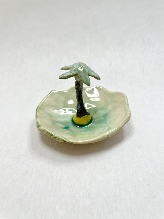 Go Slow Ceramic smykkeskål - 2 - Palmetræ