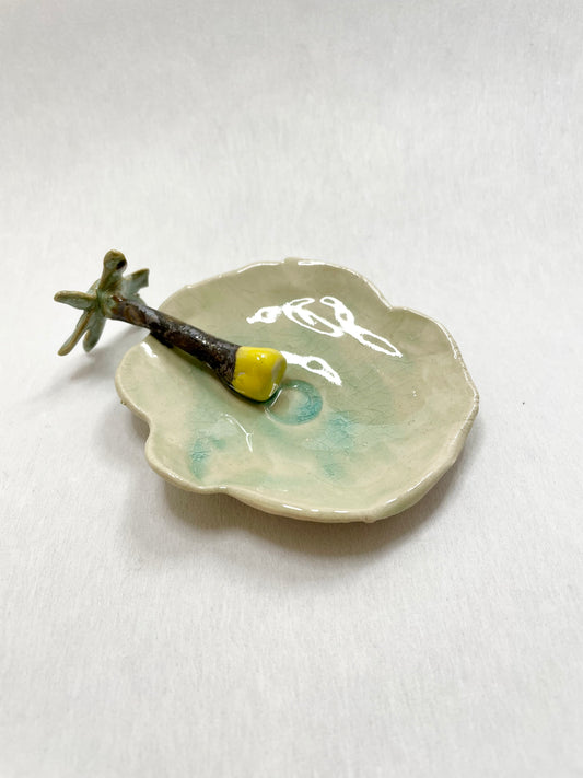 Go Slow Ceramic smykkeskål - 4 - Væltet Palmetræ