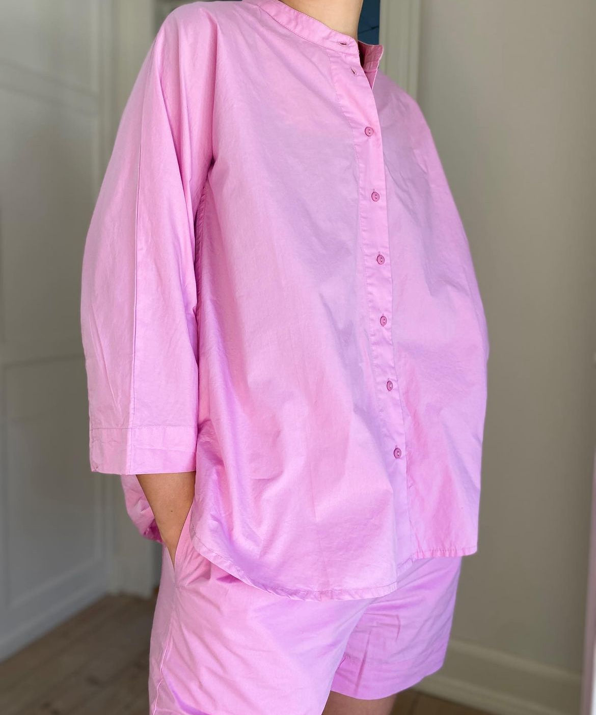 Frau Seoul Kort Skjorte - One Size - Mange Farver