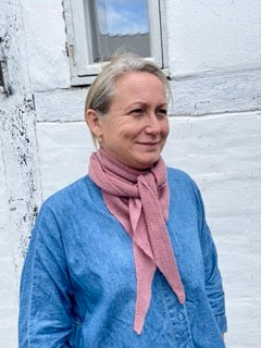 Frau Doha Cashmere Tørklæde - Large - Mange Farver