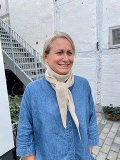 Frau Doha Cashmere Tørklæde - Large - Mange Farver