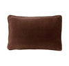 Bungalow Pude 33x50cm Velour - Chocolate