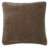 Bungalow Pude 50x50cm Velour - Walnut