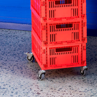 Hjul til Hay color crate kasser - 2 str