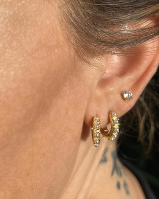 &COPENHAGEN Brenda Perle Hoop øreringe