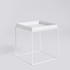 Tray Table Side Table - Str. M
 
 - Farve: White