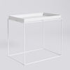 Tray Table Side Table - Str. L
 
 - Farve: White