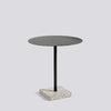 Terrazzo Table - Str. Ø70 X H74 cm - Farve: Grey Terrazzo & Anthracite