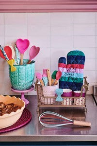Silicone Spoon - Assorted Colors - Farve: rød, pink, lyserød, grøn, blå
