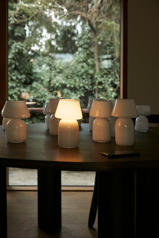 HAY Apollo Portable lampe i Opal Glas