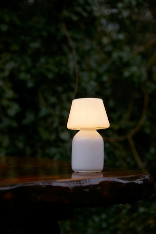 HAY Apollo Portable lampe i Opal Glas