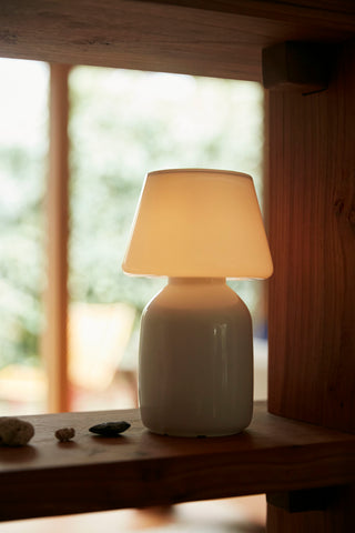 HAY Apollo Portable lampe i Opal Glas