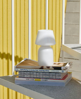 HAY Apollo Portable lampe i Opal Glas