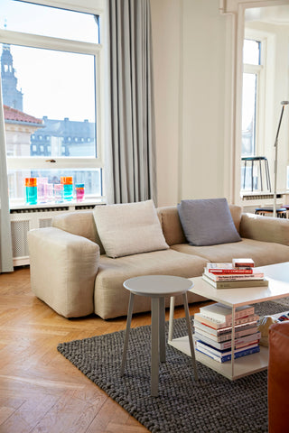 Revolver stol -Str. Ø34 X H48,5 cm - Farve: Sky Grey