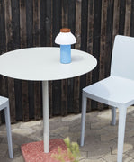 Terrazzo Table - Str. Ø70 X H74 cm - Farve: Red Terrazzo & Sky Grey