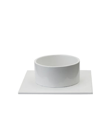 Kunst Industrien Lysestage - The Square 6cm Hvid