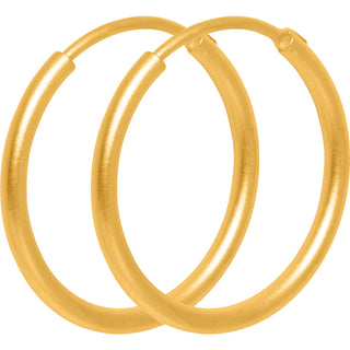 Frau Manchester Hoop Øreringe - 2,0 cm