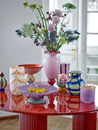Bloomingville Garnet Rosa Glas Skål