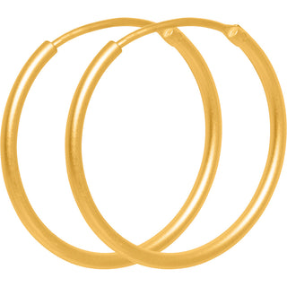 Frau Manchester Hoop Øreringe - 2,5 cm