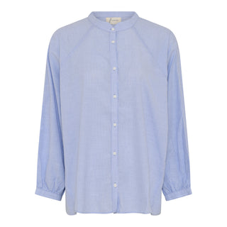 Frau Tokyo Bomuld Skjorte - Baby Lavender Stripe