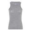 Frau Lucca Cashmere Top - Medium Grey Melange