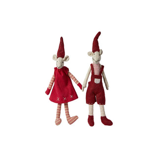 Noa & Nelli - Julemus med magnet H20cm