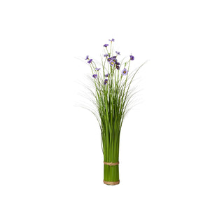 Græs med Blomst - Purple