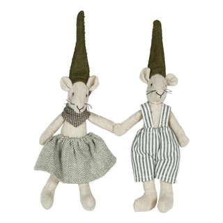 Noa & Nelli Julemus Med Magnet H14 - Grøn