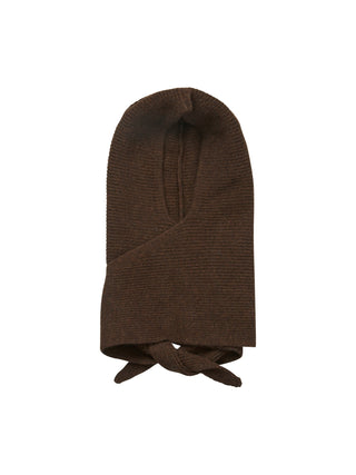 Tie Balaclava Hue - Hot Fudge Brown