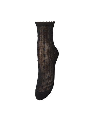 Dotia Sheer Strømper - Black