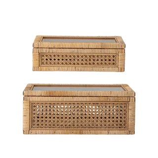Lally Rattan Æske med Låg