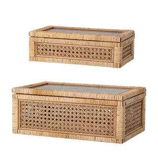 Lally Rattan Æske med Låg