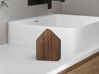 Zwitscher box med fuglekvidder - Valnød Front