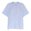 Frau Siena Bomuld Skjorte - Baby Lavender Stripe