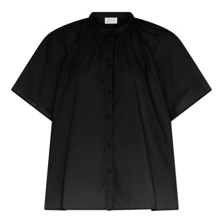 Frau Siena Bomuld Skjorte - Black