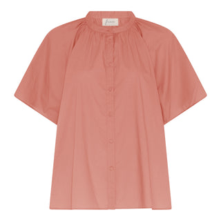Frau Siena Bomuld Skjorte - Cameo Brown