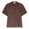 Frau Siena Bomuld Skjorte - Coffee Quartz