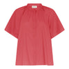 Frau Siena Bomuld Skjorte - Garnet Rose