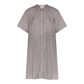 Frau Siena Kjole - Coffee Quartz Stripe