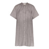 Frau Siena Kjole - Coffee Quartz Stripe