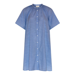 Frau Siena Kjole - Medium Blue Stripe