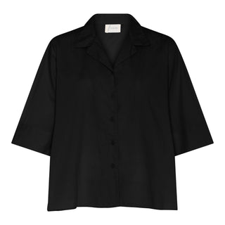 Frau Berlin Bomuld Skjorte - Black