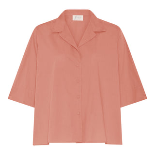 Frau Berlin Bomuld Skjorte - Cameo Brown