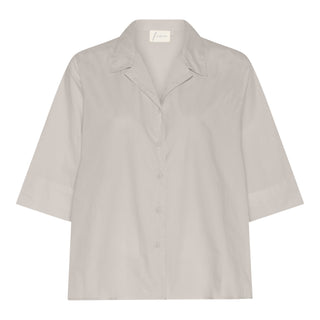 Frau Berlin Bomuld Skjorte - Chateau Gray